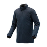 Carcoat AMPEZZO HYDROSCUD®, un cappotto invernale impermeabile. Colore blu scuro. Di TUCANO URBANO.